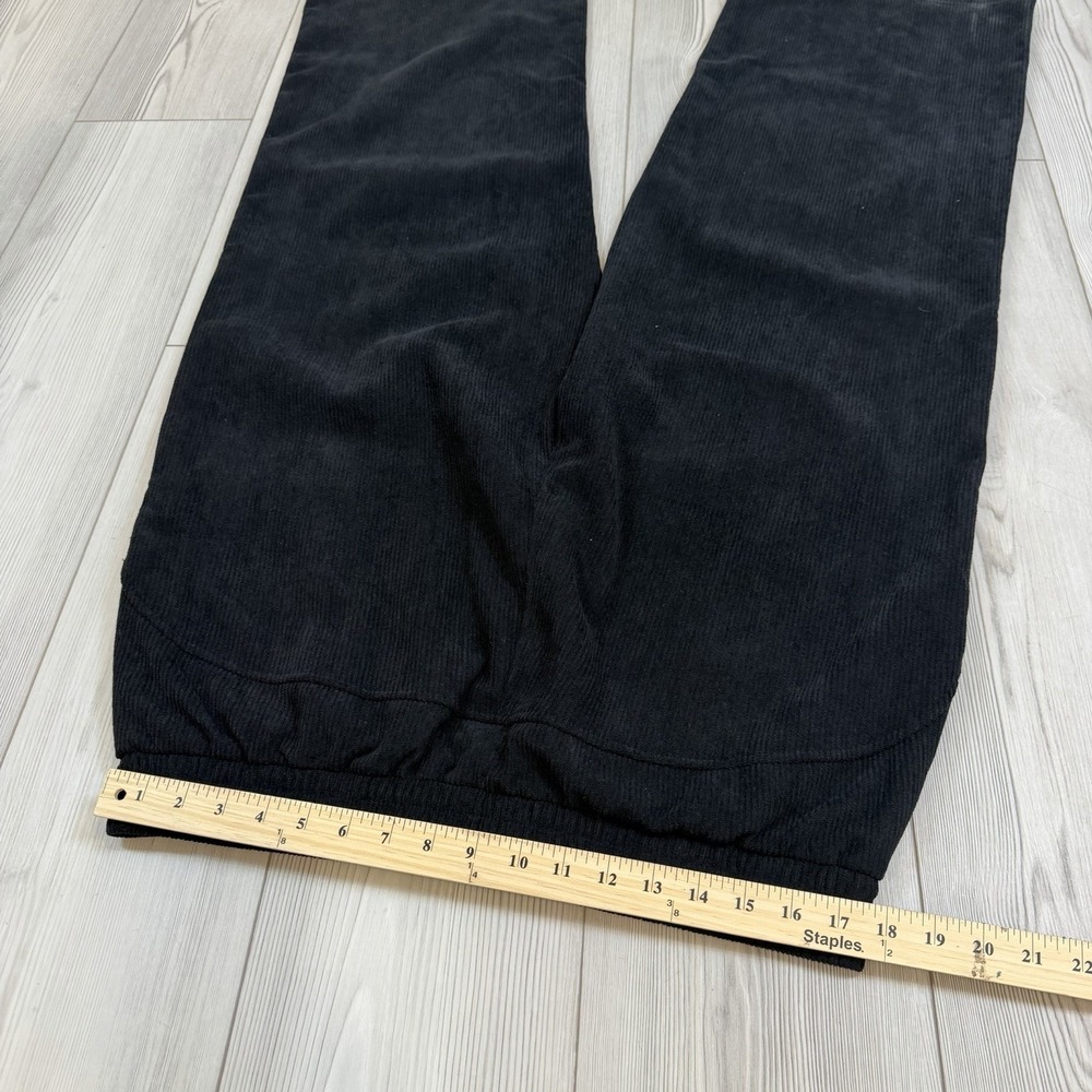 Halara HighWaisted Pocket Straight‎ Leg Corduroy Casual Pants XL Petite Black - Picture 9 of 10